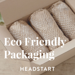 Blue horsy Use Eco Packaging